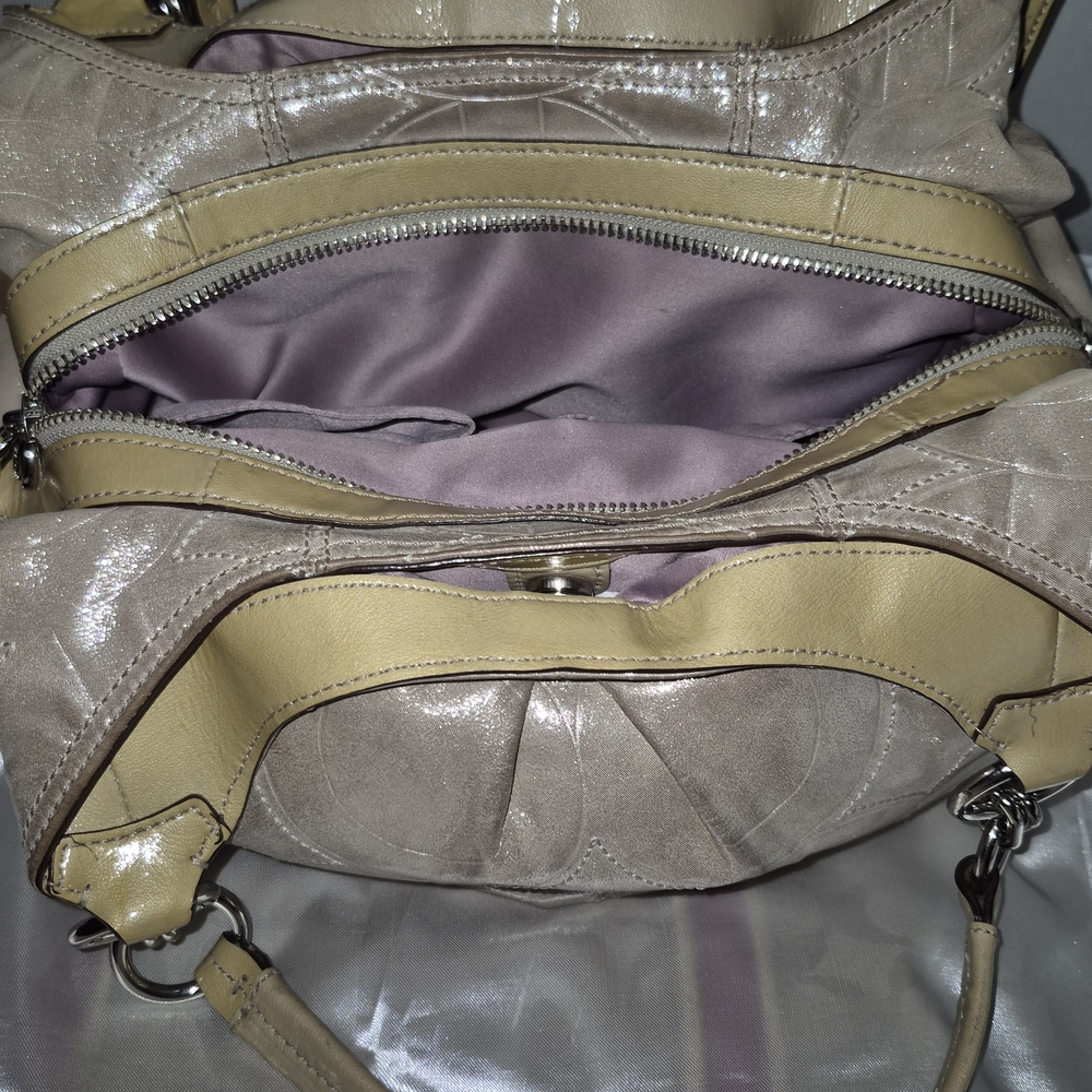 Coach Maggie Shimmer Hobo Bag - Picture 9 of 13
